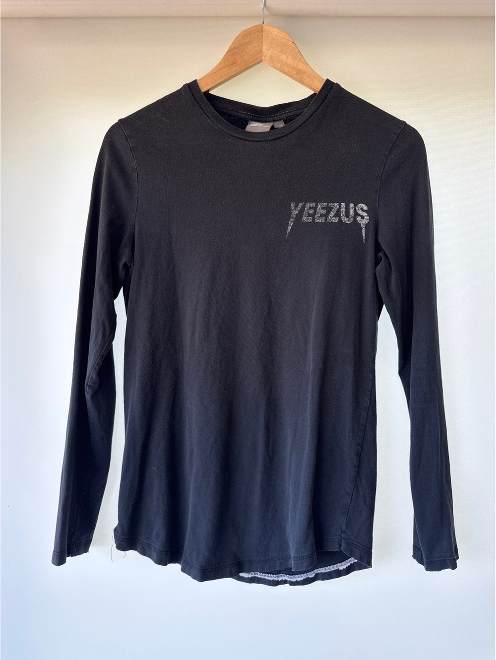 2013 Yeezus Tour Long Sleeve T Shirt XXS Kanye West ASOS Band Tee Black